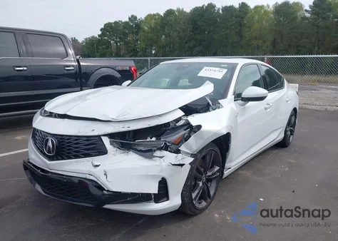 2024 Acura Integra A-Spec из США, поврежденный, VIN 19UDE4H32RA028822